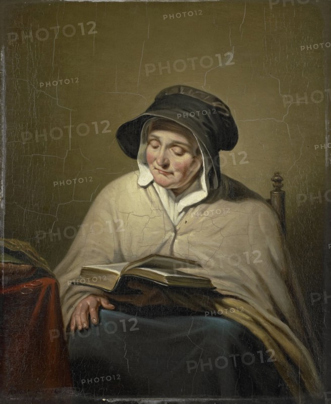 Old Woman Reading, Cornelis Kruseman, 1820 - 1833