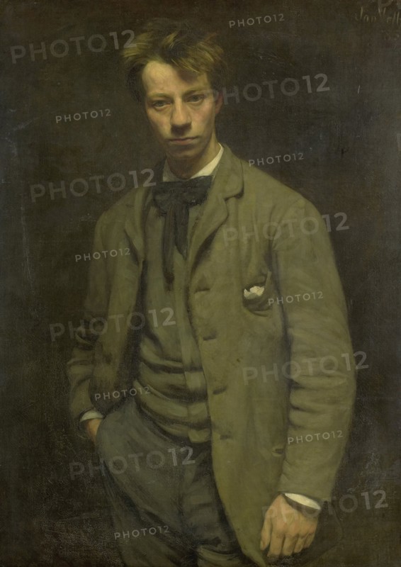 Portrait of Albert Verwey, Jan Veth, 1885