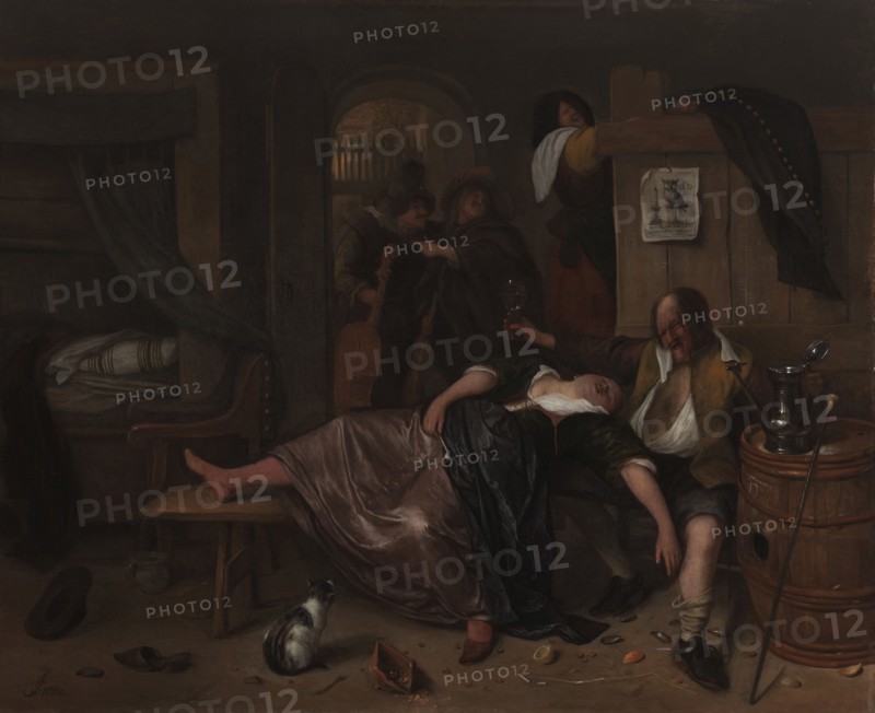 The Drunken Couple, Jan Havicksz. Steen, c. 1655 - c. 1665