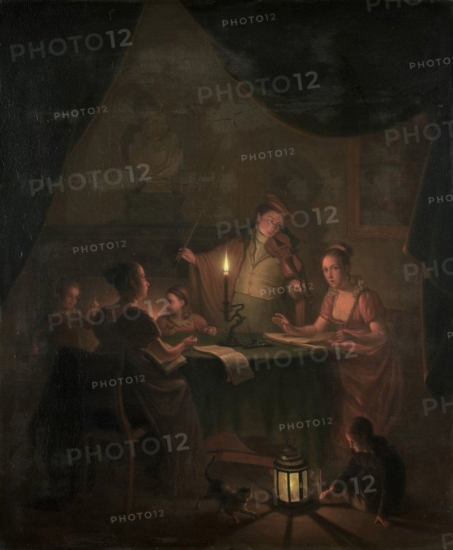 A Musical Party by Candlelight, Michiel Versteegh, 1786 - 1820