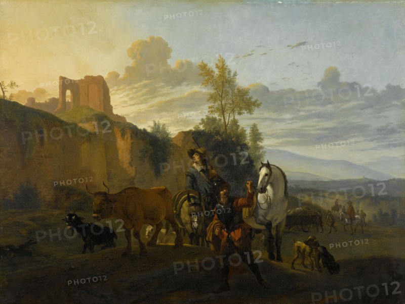 Italian Landscape with Soldiers, copy after Karel Dujardin, 1652 - 1700