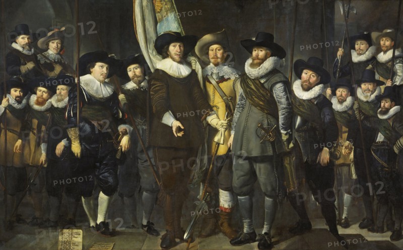 The Company of Captain Allaert Cloeck and of Lieutenant Lucas Jacobsz. Rotgans, Amsterdam, 1632, Thomas de Keyser, 1632