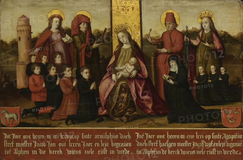 Memorial Panel for Jacob Jan van Assendelft  and his Wife Haesgen van Outshoorn, Anonymous, after c. 1500