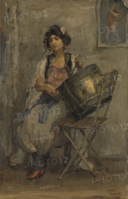 The Lady Drummer, Isaac Israels, c. 1890 - c. 1910