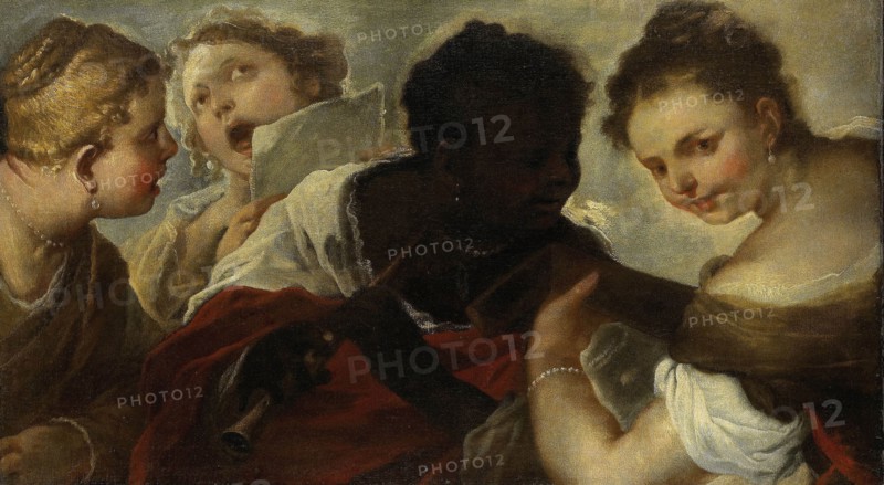 Four Female Musicians, Luca Giordano, 1658 - 1660