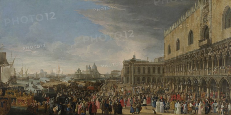 The Entry of the French Ambassador in Venice in 1706, Italy, Luca Carlevarijs, 1706 - 1708