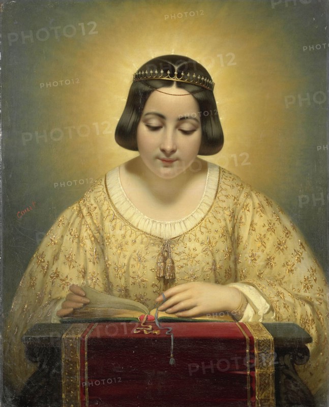 Gravin de PagÃ¨s, née de Cornellan, als de heilige Catharina, Joseph Désiré Court, 1820 - 1850