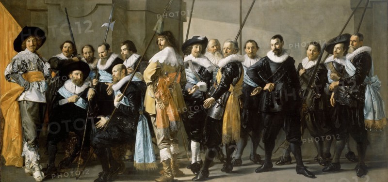 Militia Company of District XI under the Command of Captain Reynier Reael, Known as â€òThe Meagre Companyâ€ô, Frans Hals, Pieter Codde, 1637