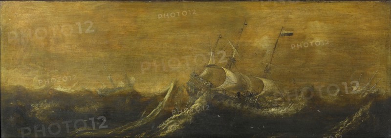 Ships in the Storm, attributed to Andries van Eertvelt, 1600 - 1652