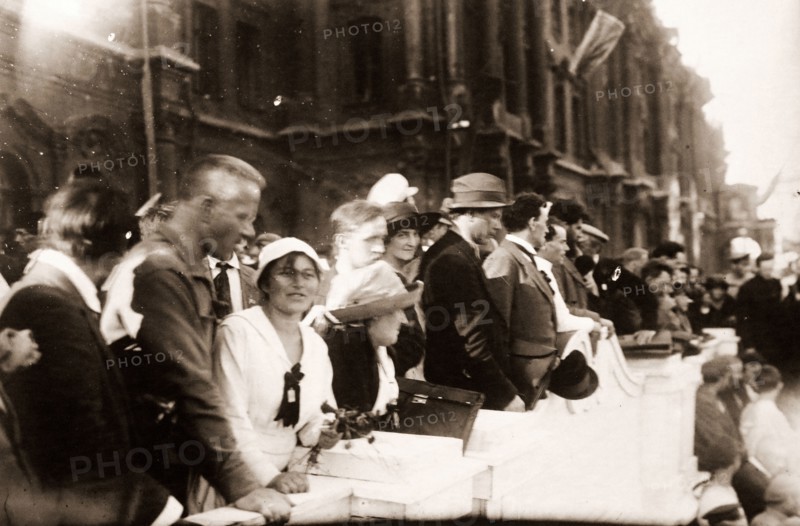 IInd Congress of the IIIrd International. The tribune on Uritsky Square, Saint Petersburg , Petrograd Russia 17th July 1920, History of the Russian Revolution