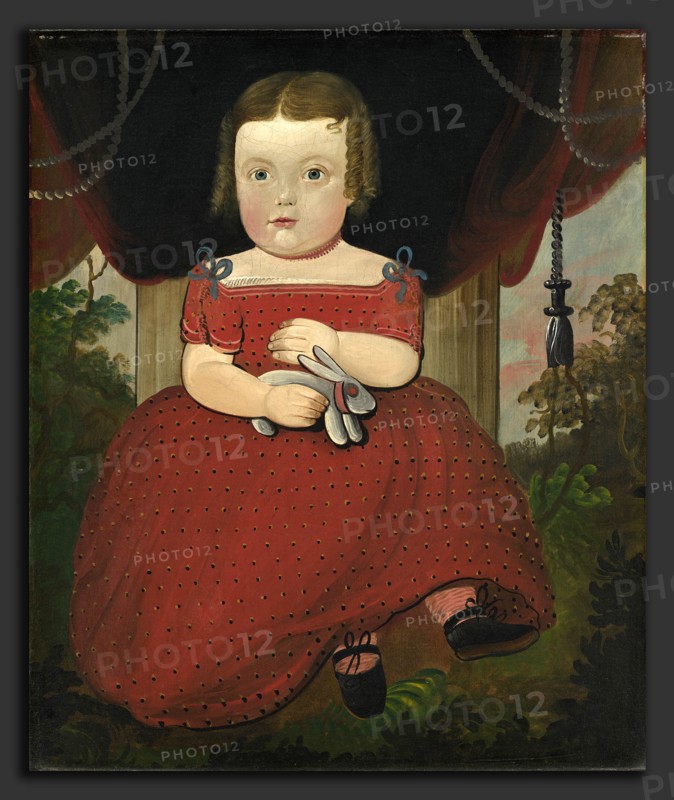 William Matthew Prior (American, 1806 - 1873), Little Miss Fairfield, 1850, oil on canvas