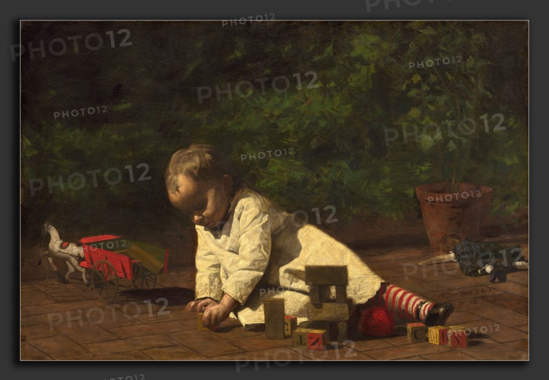 Thomas Eakins (American, 1844 - 1916), Baby at Play, 1876, oil on canvas