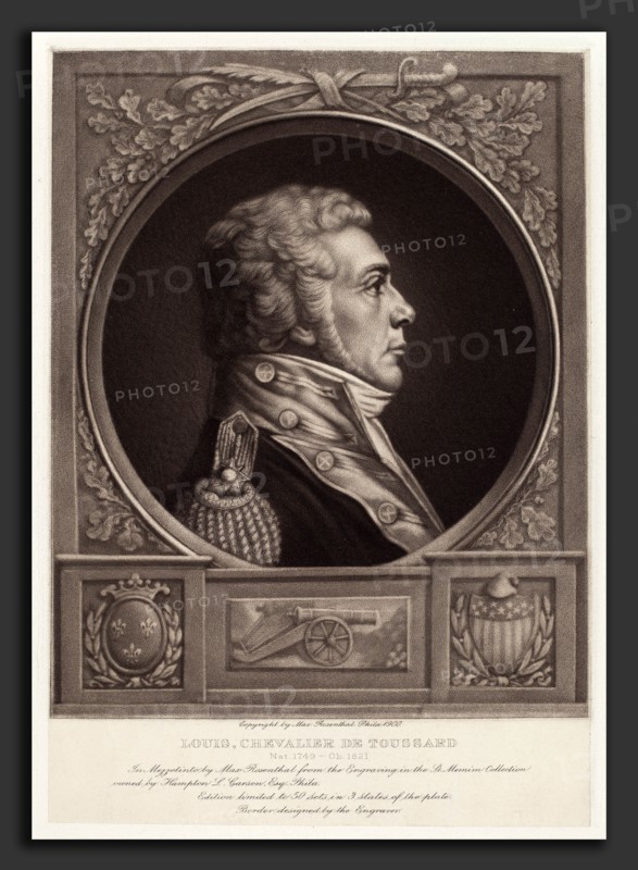 Max Rosenthal, Louis, Chevalier de Toussard, American, 1833 - 1918, 1900, mezzotint