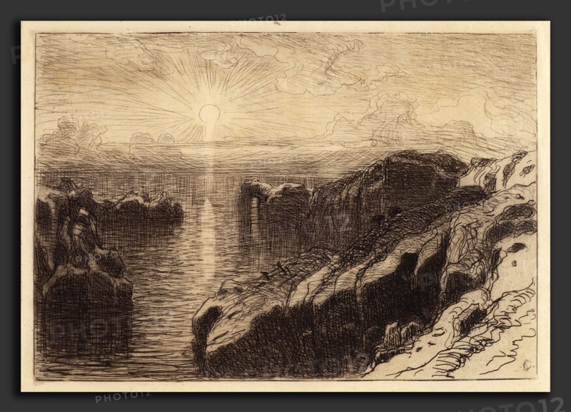 Samuel Colman, Pacific Coast, California, American, 1832 - 1920, 1878-1879, etching