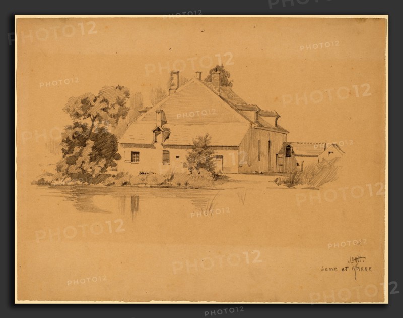 Charles Frederick William Mielatz, Seine et Marne, American, 1864 - 1919, graphite