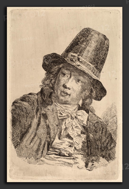Anton Graff, Detmar Friedrich Wilhelm Basse, Swiss, 1736 - 1813, c. 1782, etching on laid paper