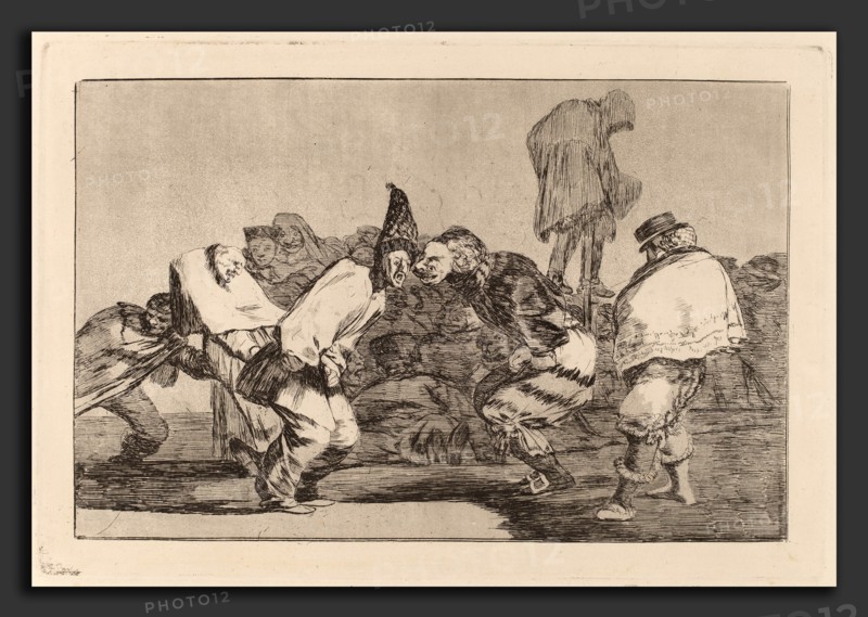Francisco de Goya, Disparate de Carnabal (Carnival Folly), Spanish, 1746 - 1828, in or after 1816, etching and aquatint [trial proof printed posthumosuly circa 1854-1863]