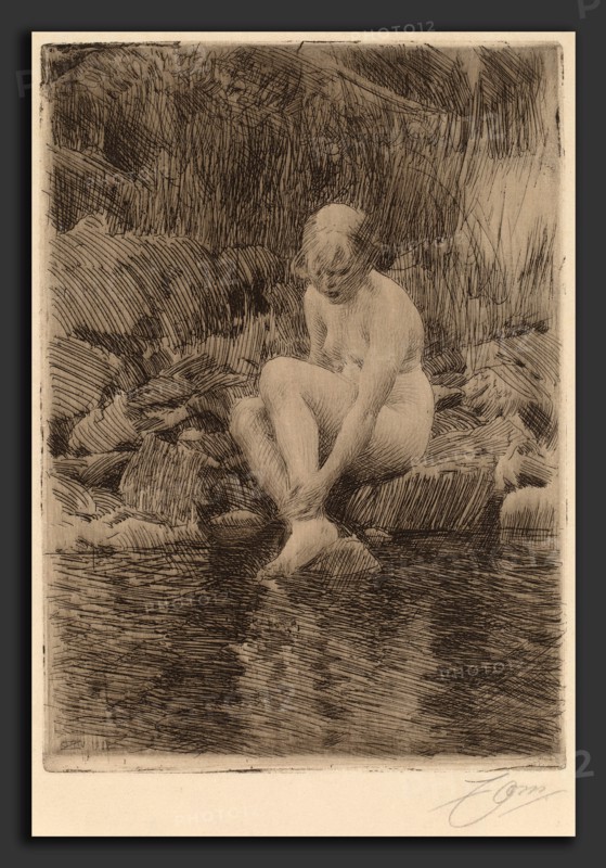 Anders Zorn, Dagmar, Swedish, 1860 - 1920, 1912, etching