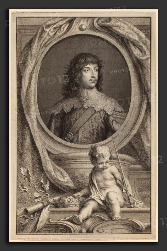 Jacobus Houbraken after Sir Anthony van Dyck (Dutch, 1698 - 1780), William Russell, 1st Duke of Bedford, etching and engraving