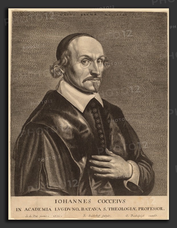 Jonas Suyderhoff after Jan de Vos (Dutch, c. 1613 - 1686), Johannes Cocceius, engraving