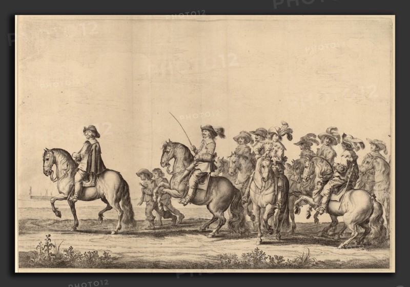 Pieter Nolpe (Dutch, 1613-1614 - 1652-1653), Entry of Marie de Medici into Amsterdam [plate 2 of 6], 1639, etching