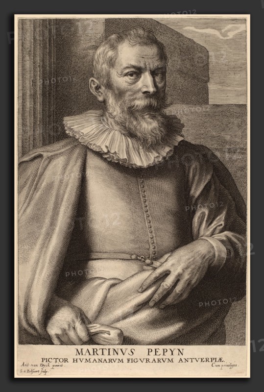 Schelte Adams Bolswert after Sir Anthony van Dyck (Flemish, 1586 - 1659), Marten Pepyn, probably 1626-1641, engraving