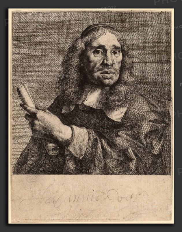 Karel Dujardin (Dutch, c. 1622 - 1678), Jan de Vos, etching