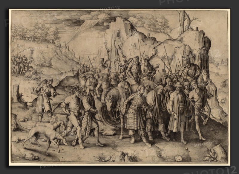 Lucas van Leyden (Netherlandish, 1489-1494 - 1533), The Conversion of Saint Paul, 1509, engraving