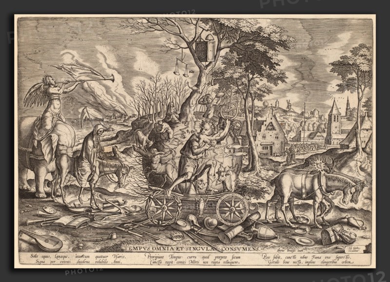 Philip Galle after Pieter Bruegel the Elder (Flemish, 1537 - 1612), The Triumph of Time, engraving