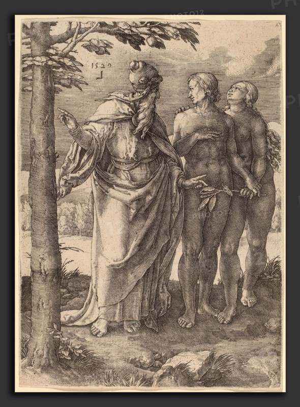 Lucas van Leyden (Netherlandish, 1489-1494 - 1533), The First Prohibition, 1529, engraving