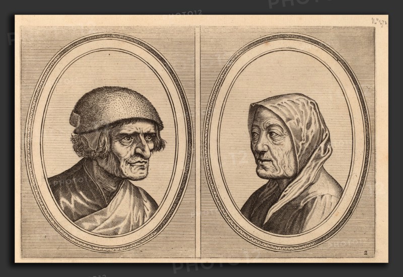 Johannes and Lucas van Doetechum after Pieter Bruegel the Elder (Dutch, active 1554-1572; died before 1589), "Beleefde Goossen" and "Prijne Lecker-tants", c. 1564-1565, etching