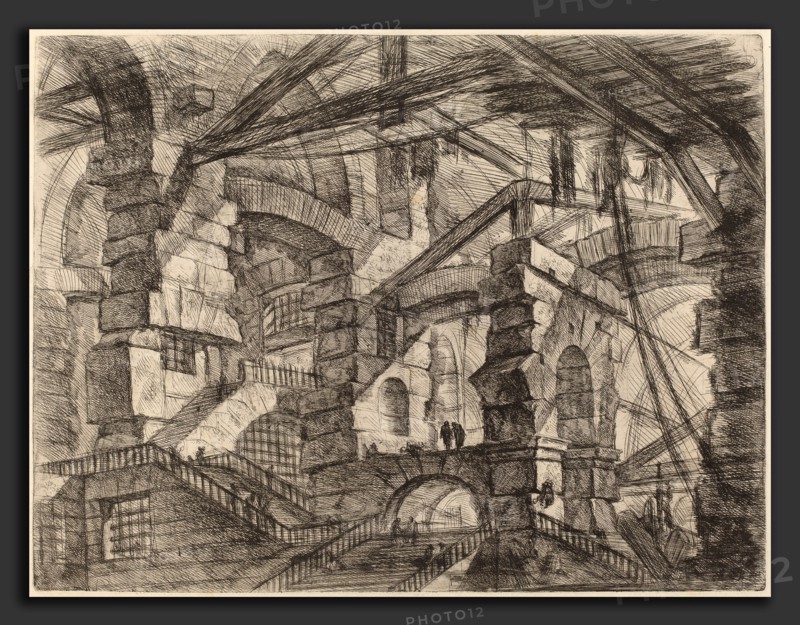 Giovanni Battista Piranesi (Italian, 1720 - 1778), The Gothic Arch, published 1749-1750, etching, engraving, sulphur tint or open bite, and burnishing