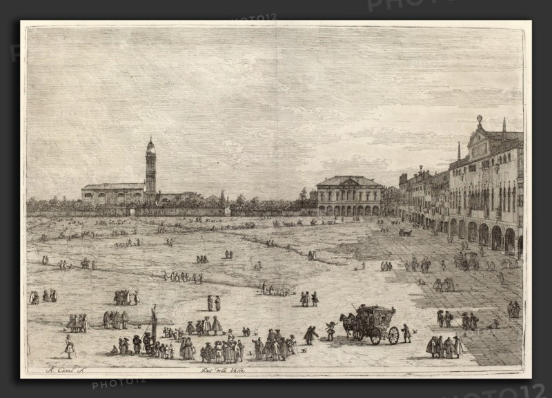 Canaletto (Italian, 1697 - 1768), Pra della Valle, c. 1735-1746, etching