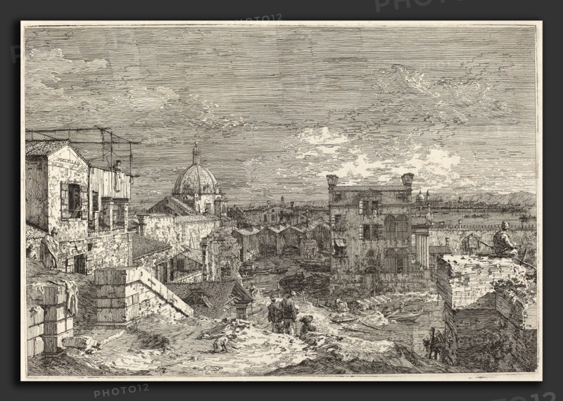 Canaletto (Italian, 1697 - 1768), Imaginary View of Venice, 1741, etching