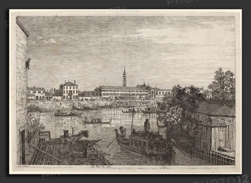 Canaletto (Italian, 1697 - 1768), Ale Porte del Dolo, c. 1735-1746, etching