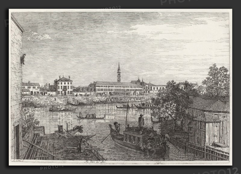 Canaletto (Italian, 1697 - 1768), Ale Porte del Dolo, c. 1735-1746, etching on laid paper