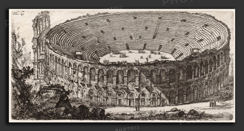 Giovanni Battista Piranesi (Italian, 1720 - 1778), Anfiteatro di Verona, 1748, etching on laid paper