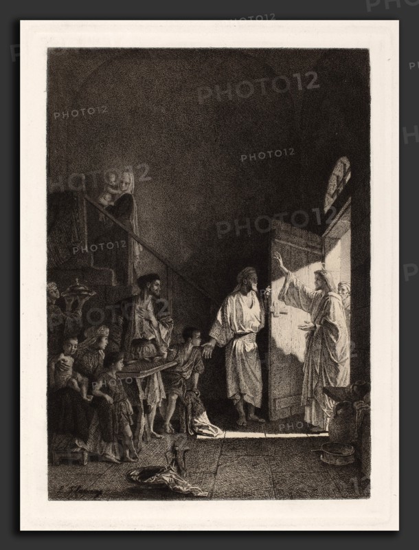 Leopold Flameng after Alexandre Bida, The New Testament, French, 1831 - 1911, etching