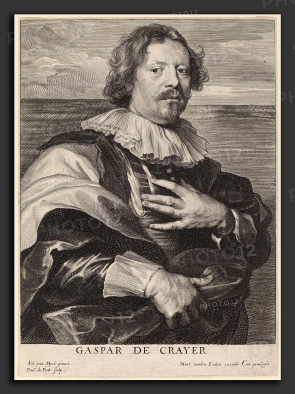 Paulus Pontius after Sir Anthony van Dyck, Gaspar de Crayer, Flemish, 1603 - 1658,