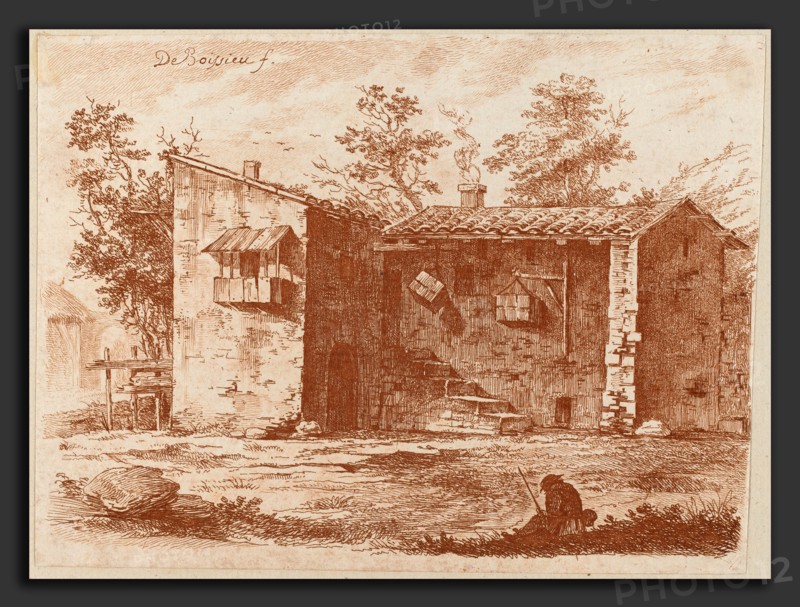 Jean-Jacques de Boissieu, Landscape, French, 1736 - 1810, 1759, etching