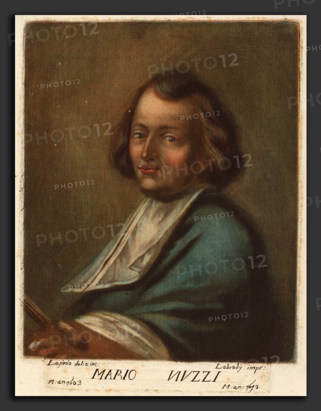Carlo Lasinio (Italian, 1759 - 1838), Mario Nuzzi, color mezzotint
