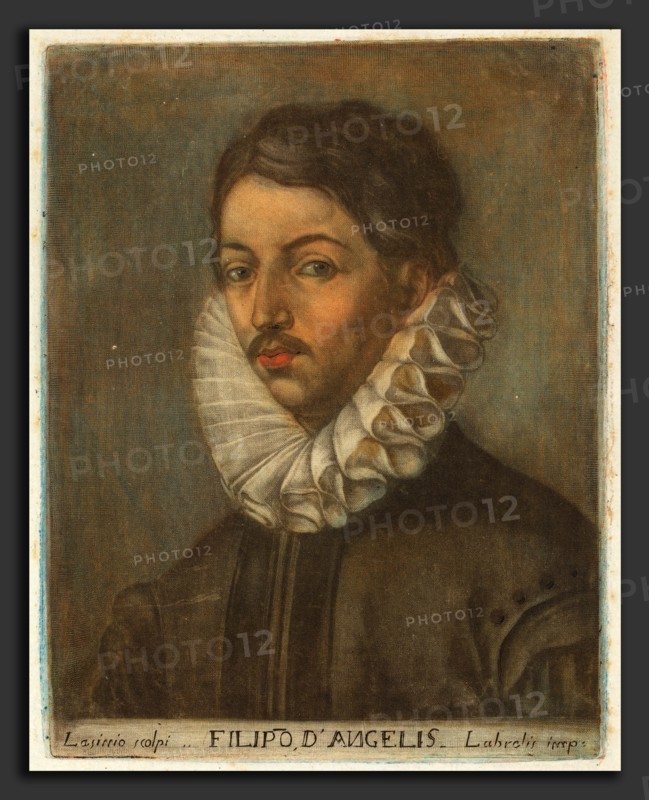 Carlo Lasinio (Italian, 1759 - 1838), Filippo d'Angeli, color mezzotint