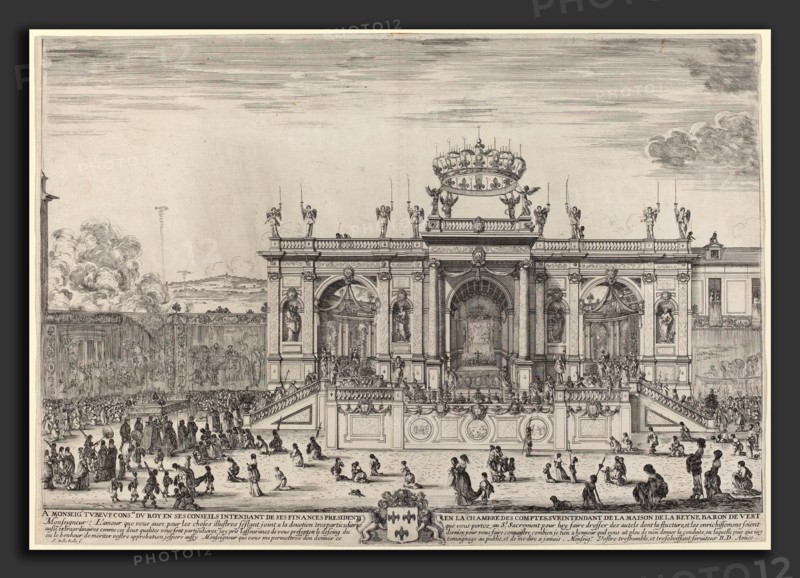Stefano Della Bella (Italian, 1610 - 1664), Altar for Corpus Christi Day, probably 1648, etching