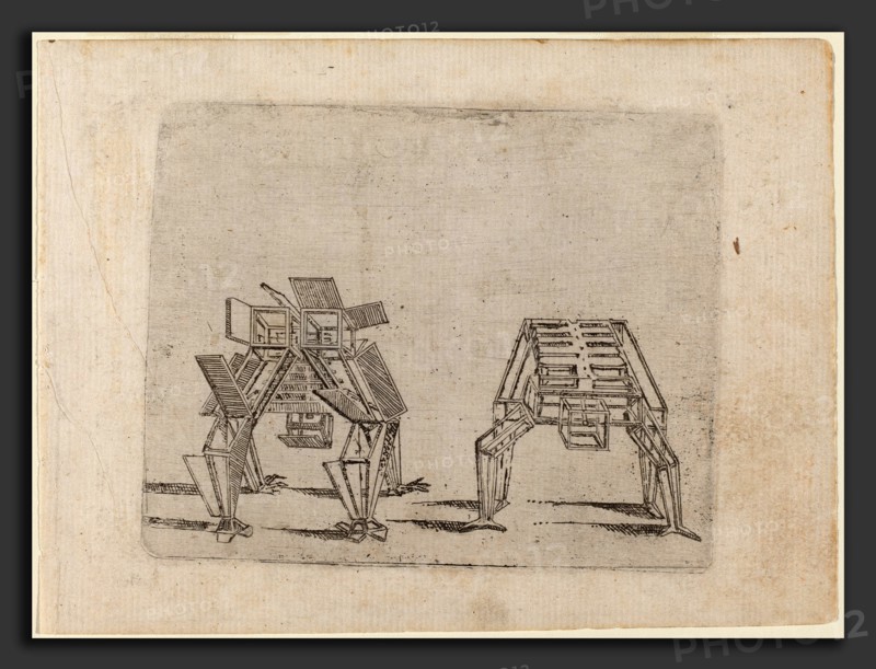 Giovanni Battista Bracelli (Italian, active c. 1624-1649), From "Bizzarie di varie Figure", 1624, etching