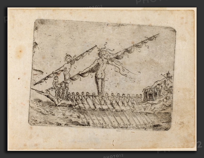 Giovanni Battista Bracelli (Italian, active c. 1624-1649), From "Bizzarie di varie Figure", 1624, etching
