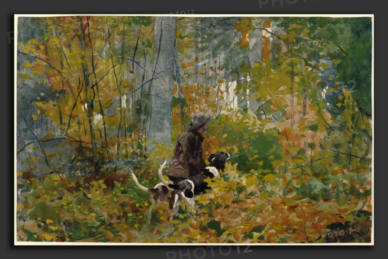 Winslow Homer (American, 1836 - 1910), On the Trail, c. 1892, watercolor over graphite