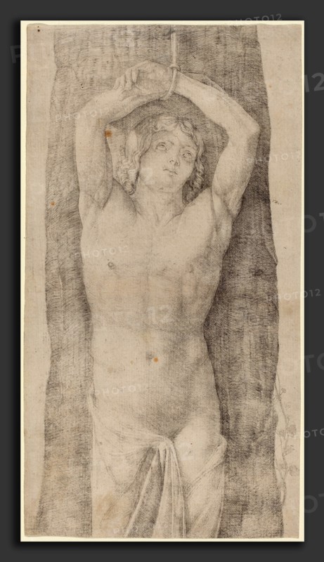 Jacopo de' Barbari (Italian, c. 1460-1470 - 1516 or before), Saint Sebastian, c. 1509, engraving