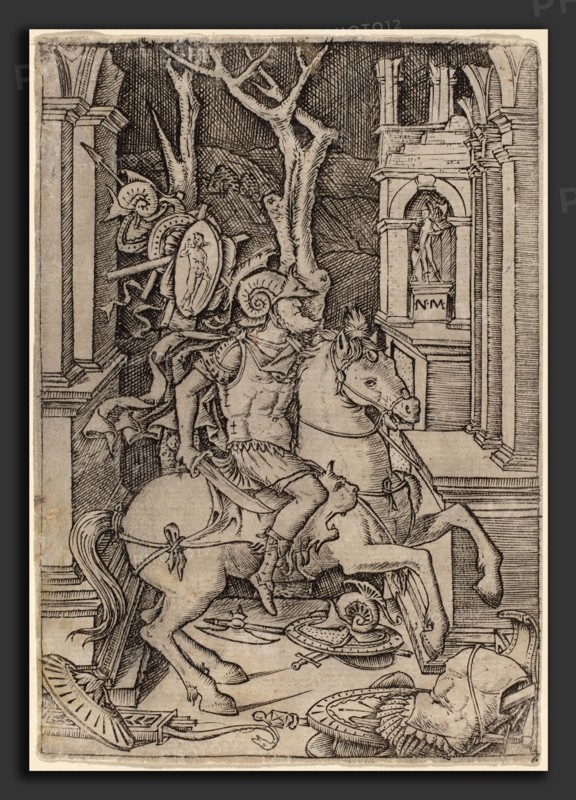 Nicoletto da Modena (Italian, active 1500-1512), Roman Warrior, c. 1507, engraving