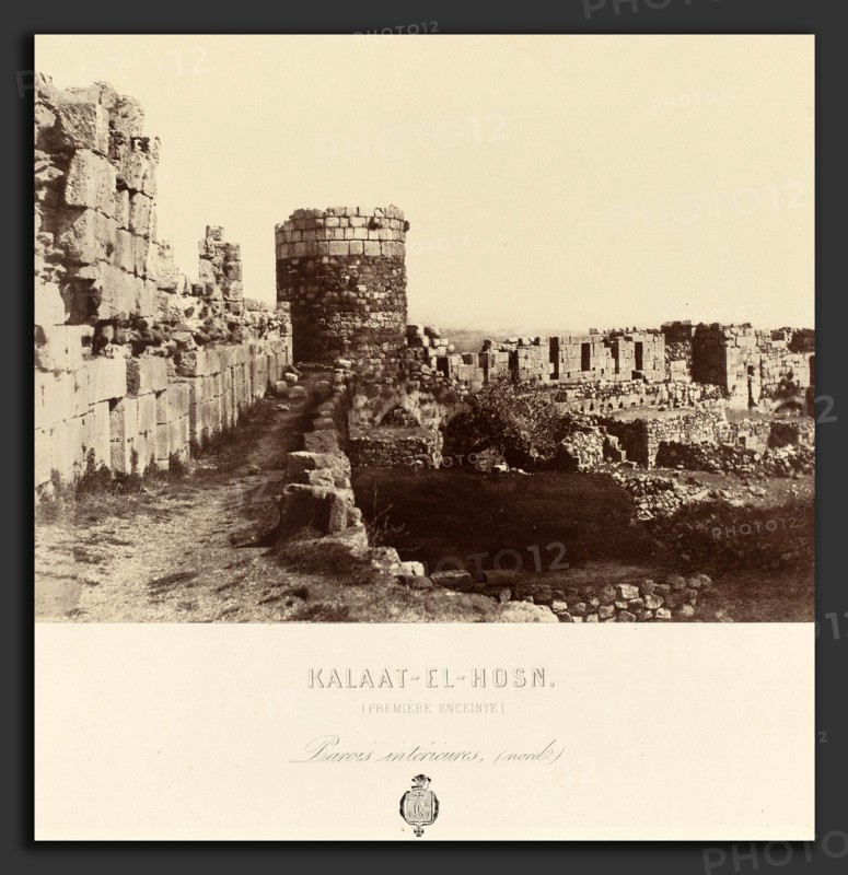 Louis De Clercq (French, 1836 - 1901), Kalaat el Hosn (Castle of the Knights, Syria), 1859, albumen print