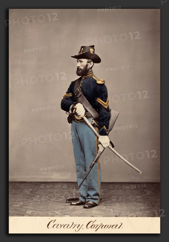 O.H. Willard's Galleries, Cavalry, Corporal, c. 1864, albumen print